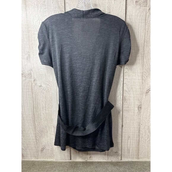 No Boundaries Womens Large Cowl Neck Shirt w/ Attached Top Lining & Belt - Picture 2 of 8